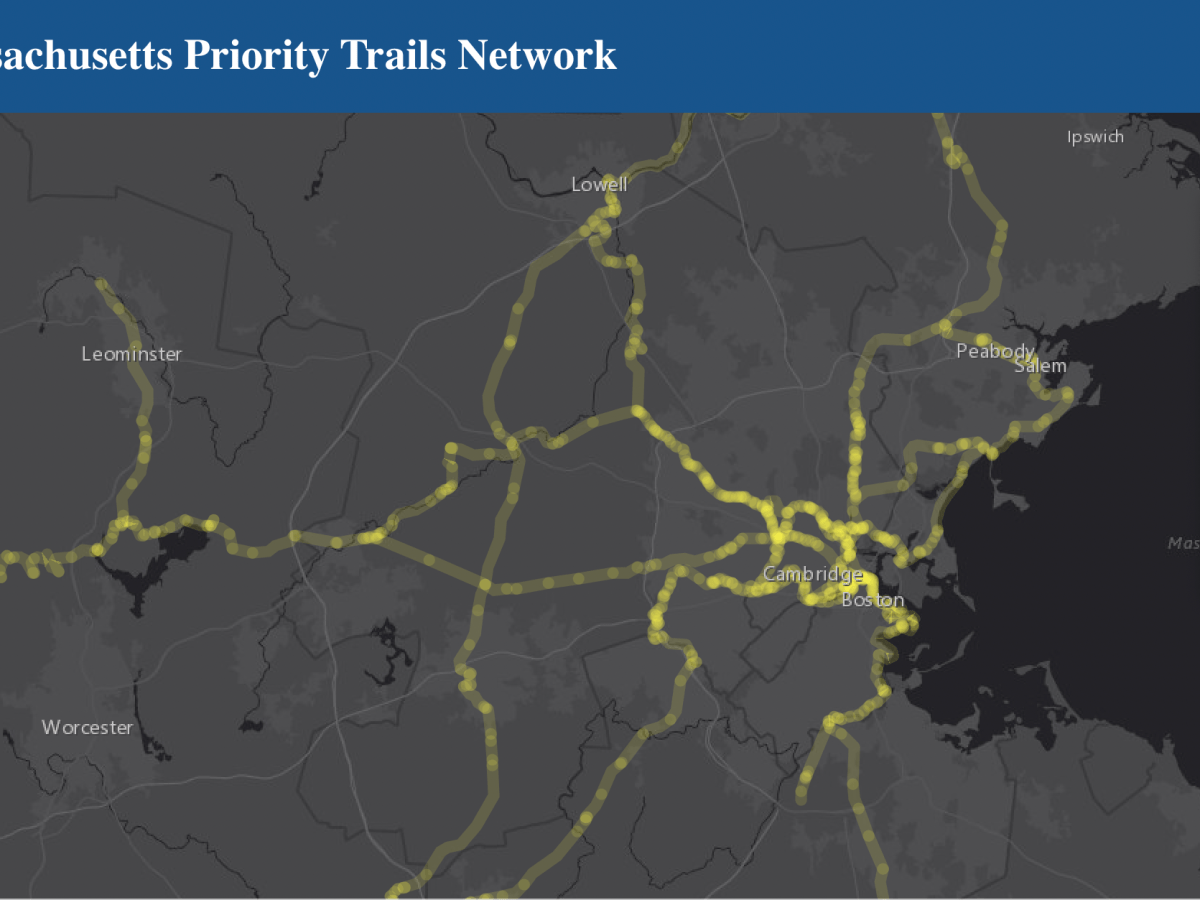 MassDOT news release touts the opening of 20 miles of new paths in the Bay State in&nbsp;2023