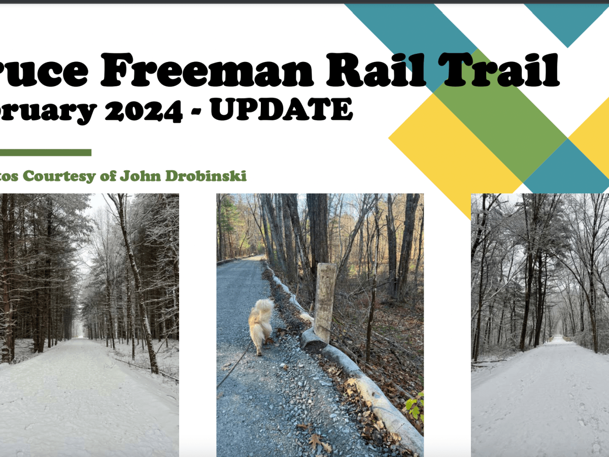 Main Sudbury segment of the Bruce Freeman Rail Trail in the home&nbsp;stretch